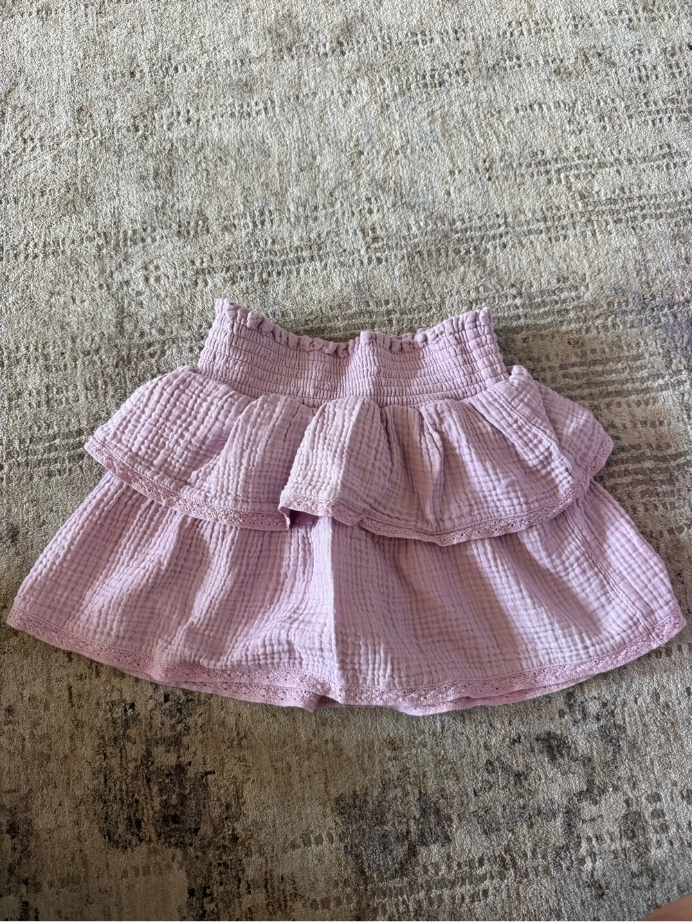 Cat & Jack Light Lilac Tiered Ruffle Skirt